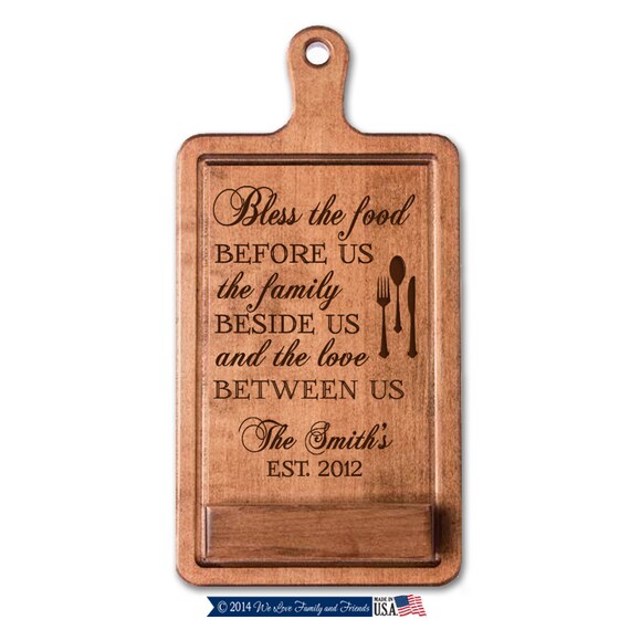 Personalized Ipad cookbook holder Cookbook stand by Welovefamily