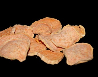 All Natural Dried Sweet Potato Dog Treat Chews
