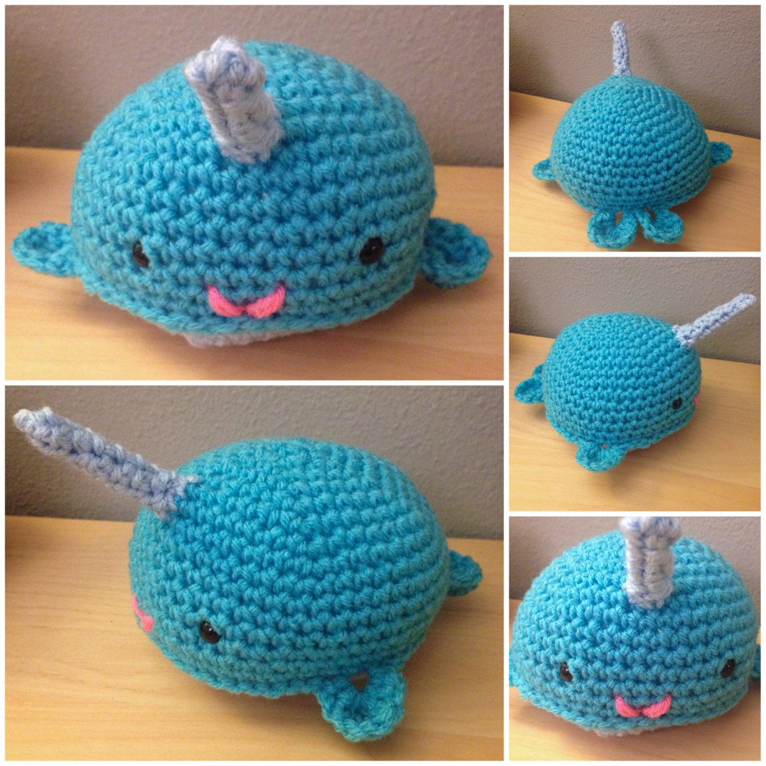 kawaii narwhal plush