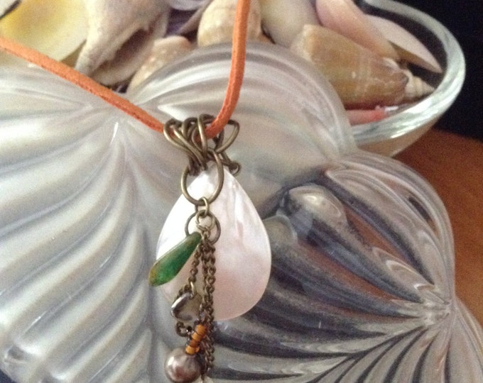 Mother Of Pearl Shell Necklace