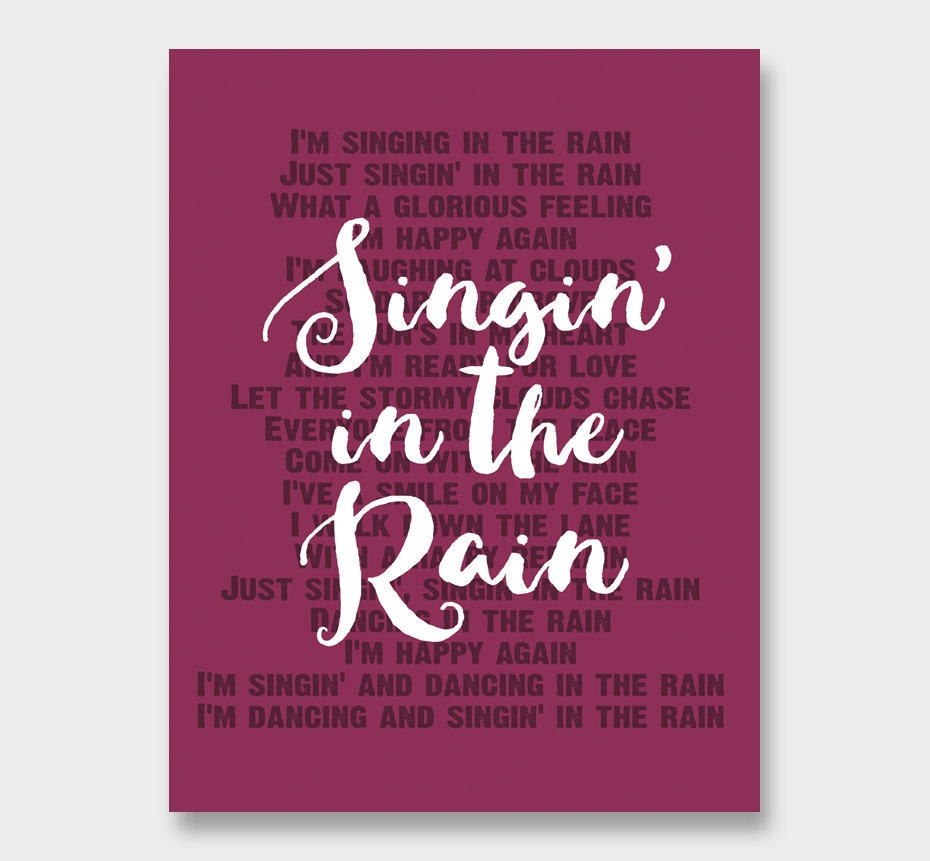 I M Singing In The Rain Lyrics