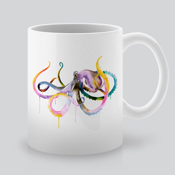 Art Coffee Mug Art Design Mugs Cheap Art Mugs by WatercolorMary