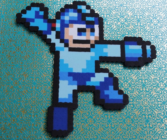 Mega Man Game Art 8 bit Pixel Sprite Nintendo