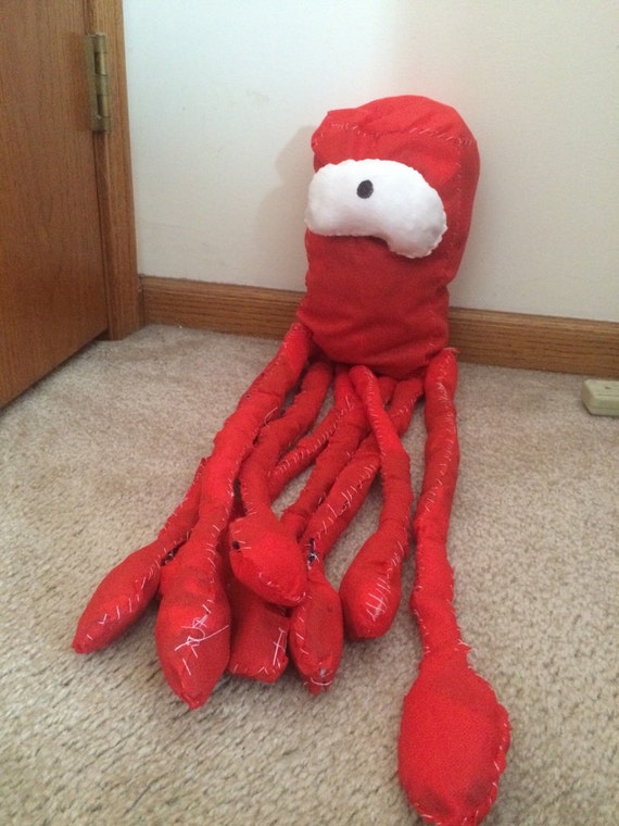 happy and angry squid plush