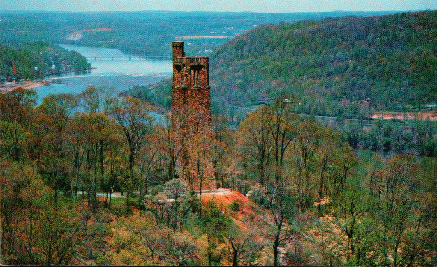 Aerial View of Bowman's Hill and Tower / by BooksPaperAndMore