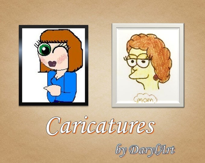 Caricature Yourself! Custom Sketch of you or loved one!