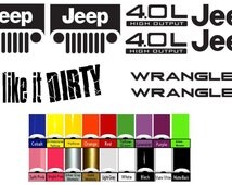 Popular Items For Jeep Hood Decal On Etsy