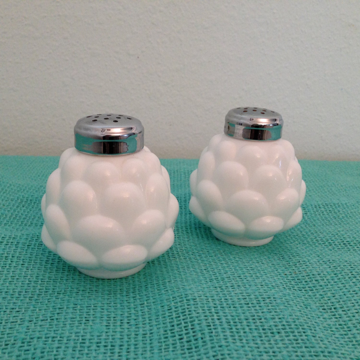 Fenton Milk Glass Salt and Pepper Shakers