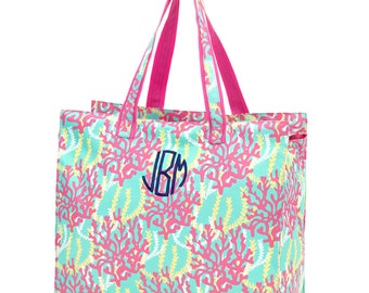 Monogrammed Personalized Beach Bag