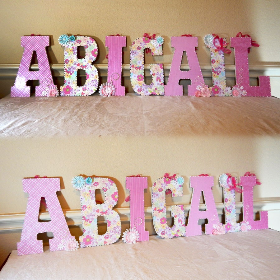 Baby Room Decor Baby Nursery Decor Custom Nursery Letters