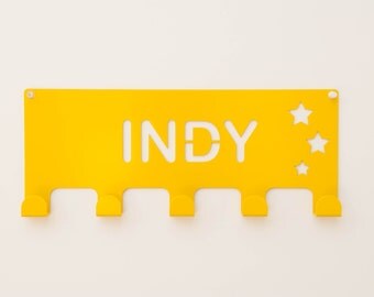 Nursery wall hooks, name wall hooks, nursery wall hanging, kids room decor