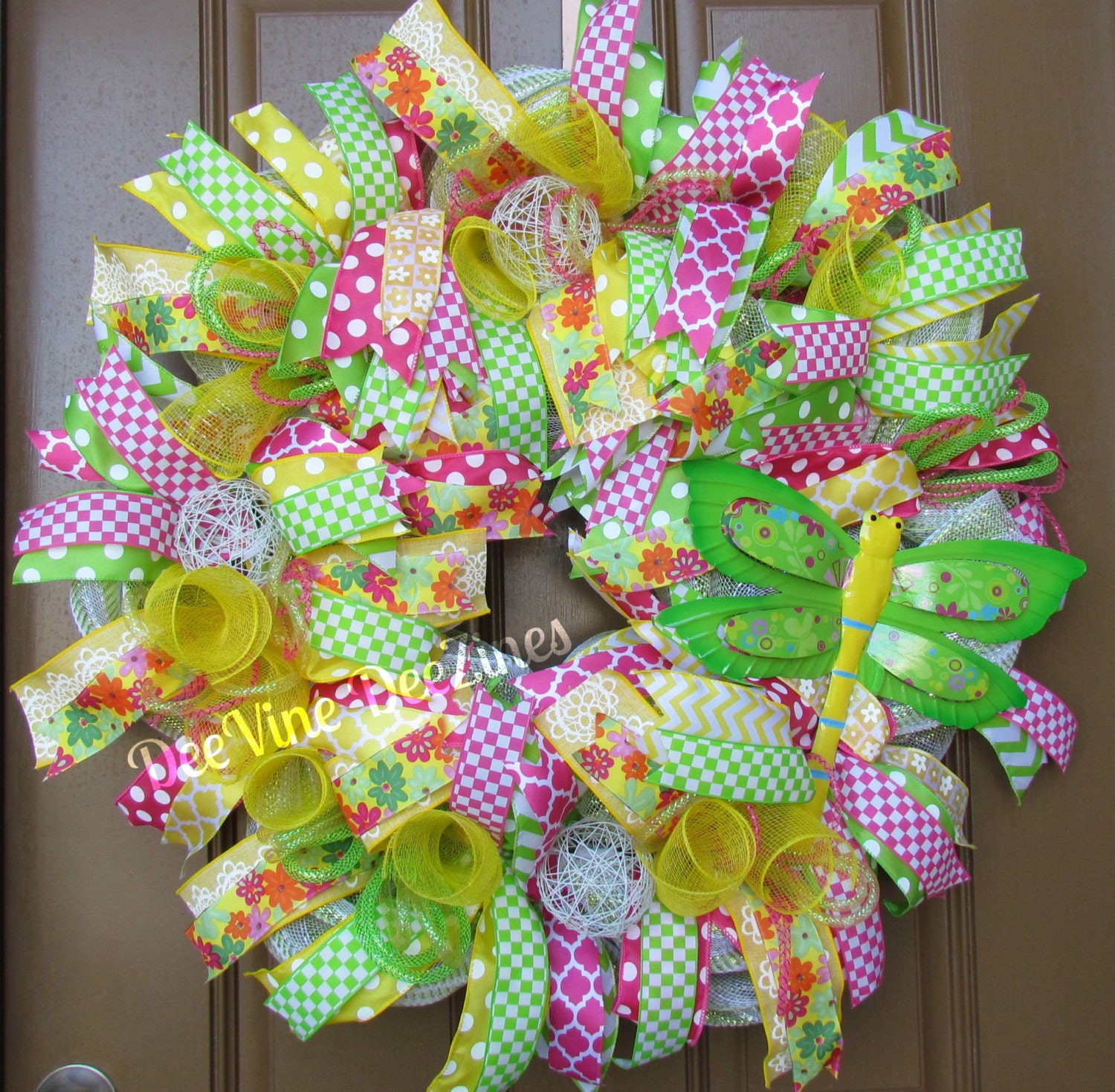 Summer Deco Mesh Wreath Summer Mesh Wreath by DeeVineDeeZines