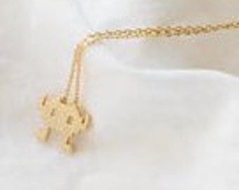 Necklace space invaders