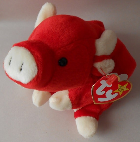 Original TY Beanie Babies Snort the Bull