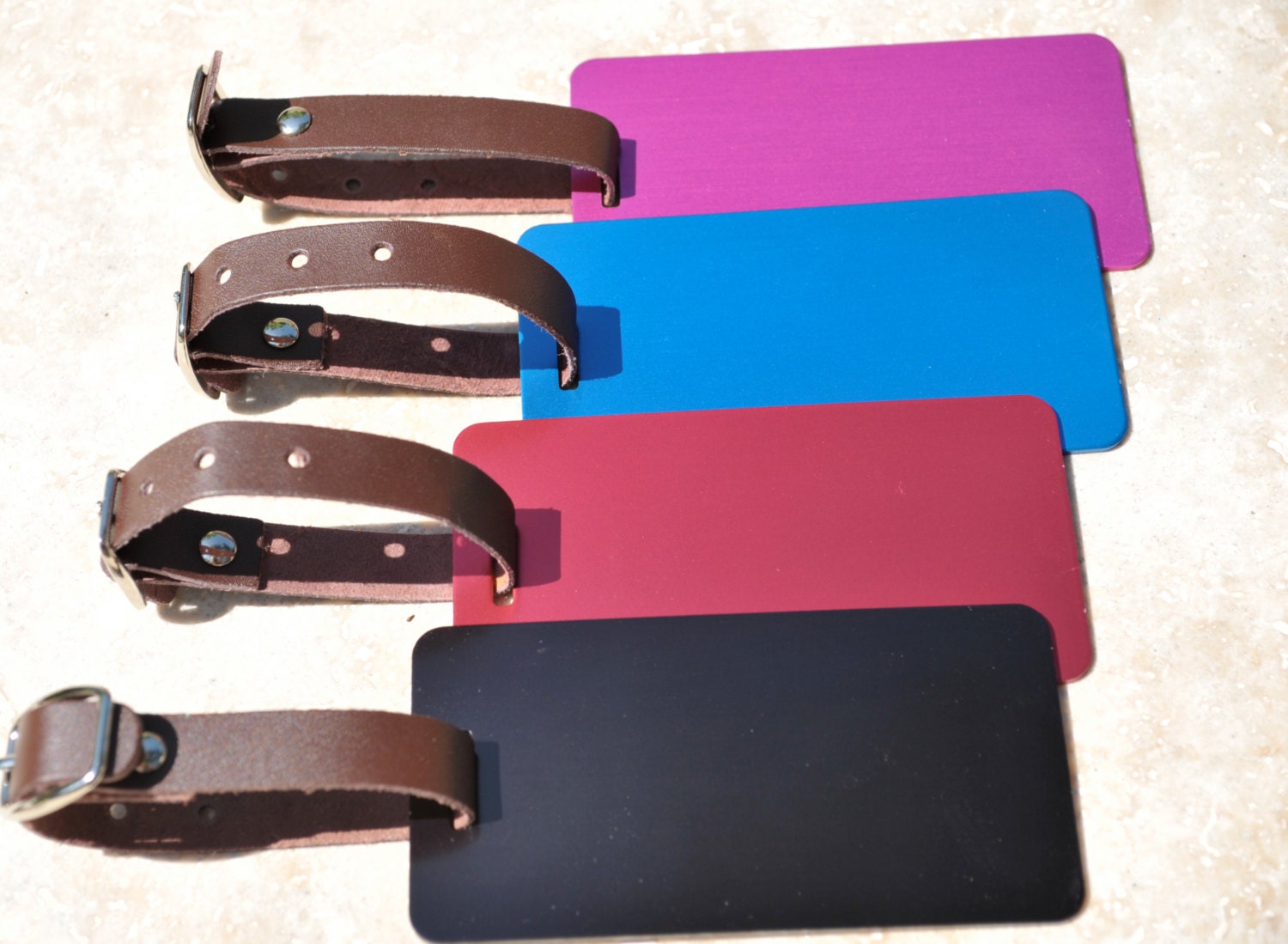 Custom Luggage Tag Personalized Heavy Duty by CustomOccasionsGifts