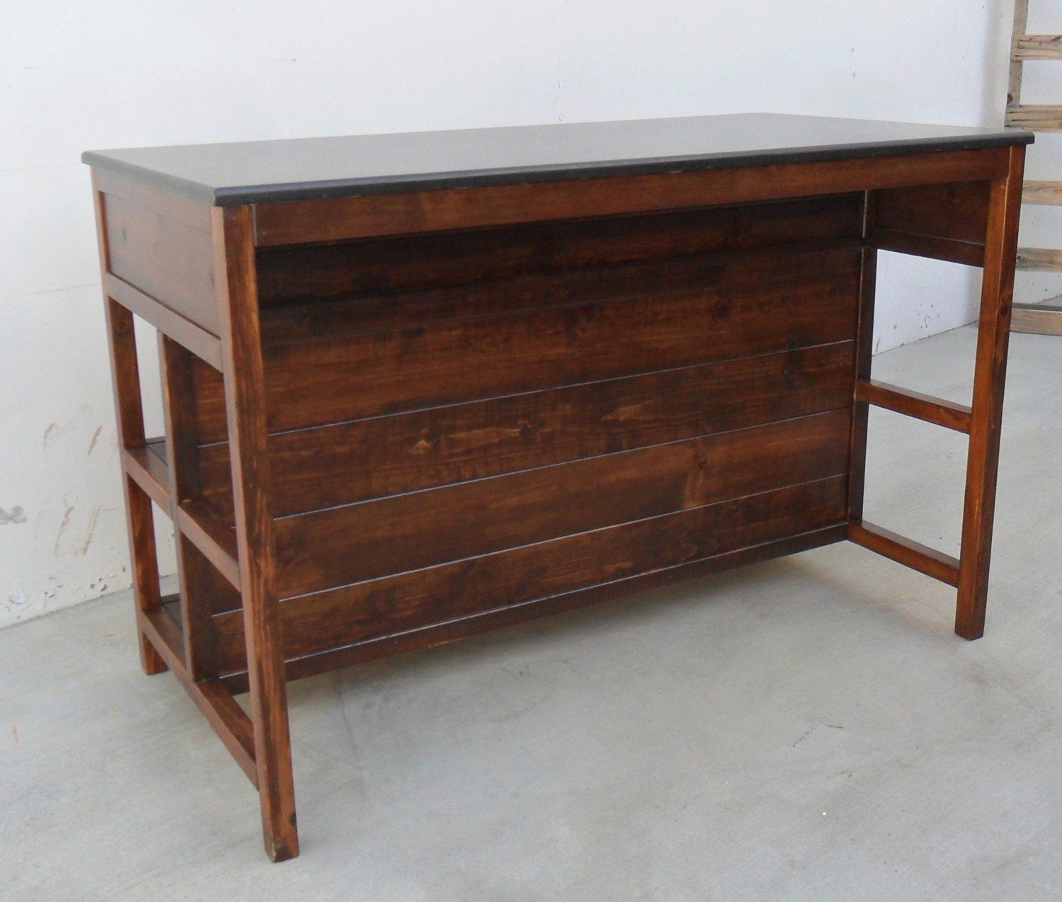 Kitchen Island Counter Bar Reclaimed Wood Table Kitchen