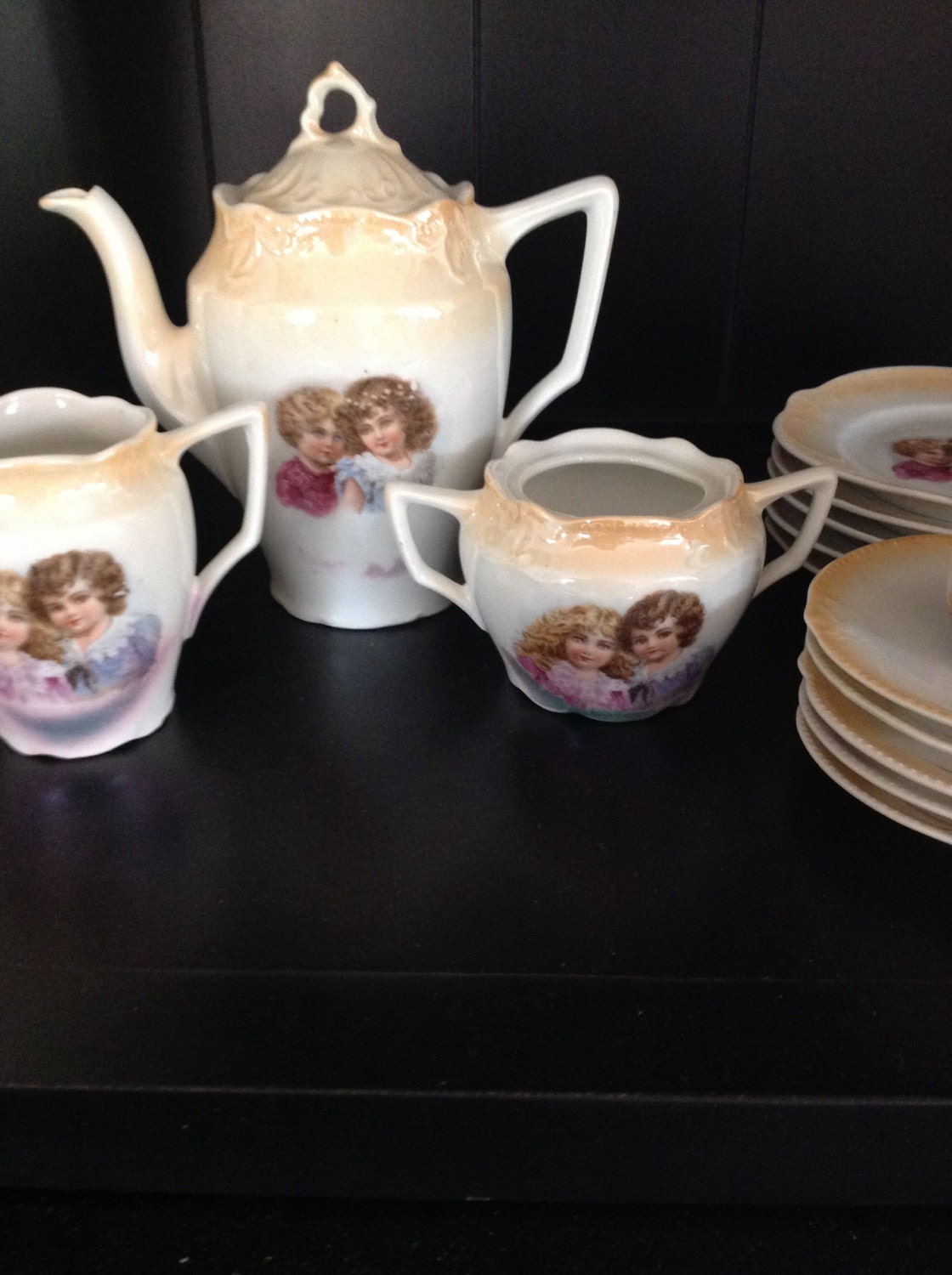 Porcelain Child's Tea Set Made in Germany