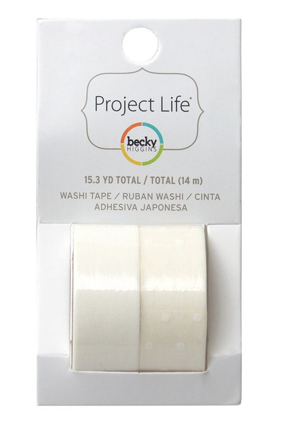 White Washi Tape Set by DSPAPERjunkies on Etsy