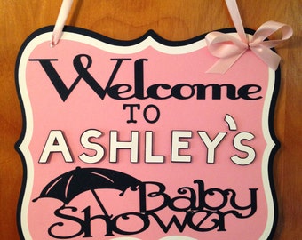 Baby shower door sign, baby shower decoration, baby shower,door sign