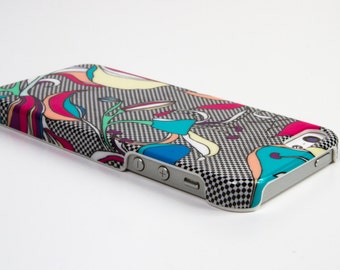 Coque graphique et féminine Iphone 5/5s motif iris