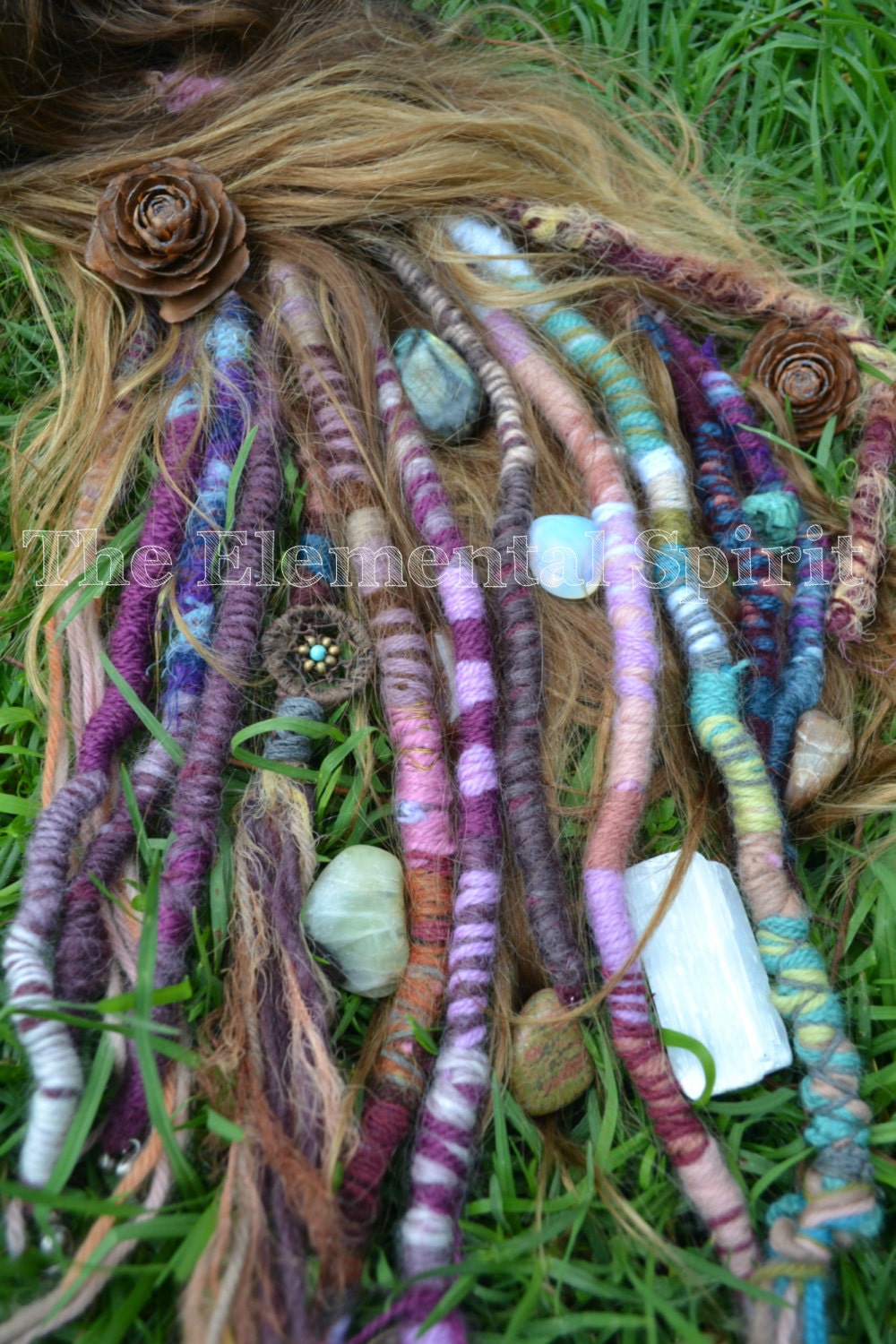 Bohemian Hippie Hair Wrap Extension // by TheElementalSpirit