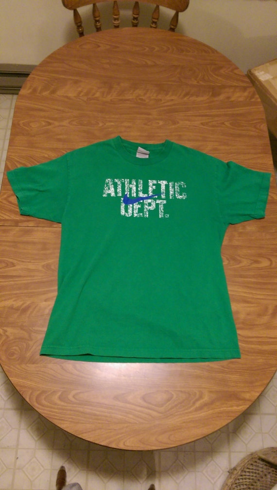 VINTAGE NIKE SHIRT Athletic department gray tag by SpokoVintage