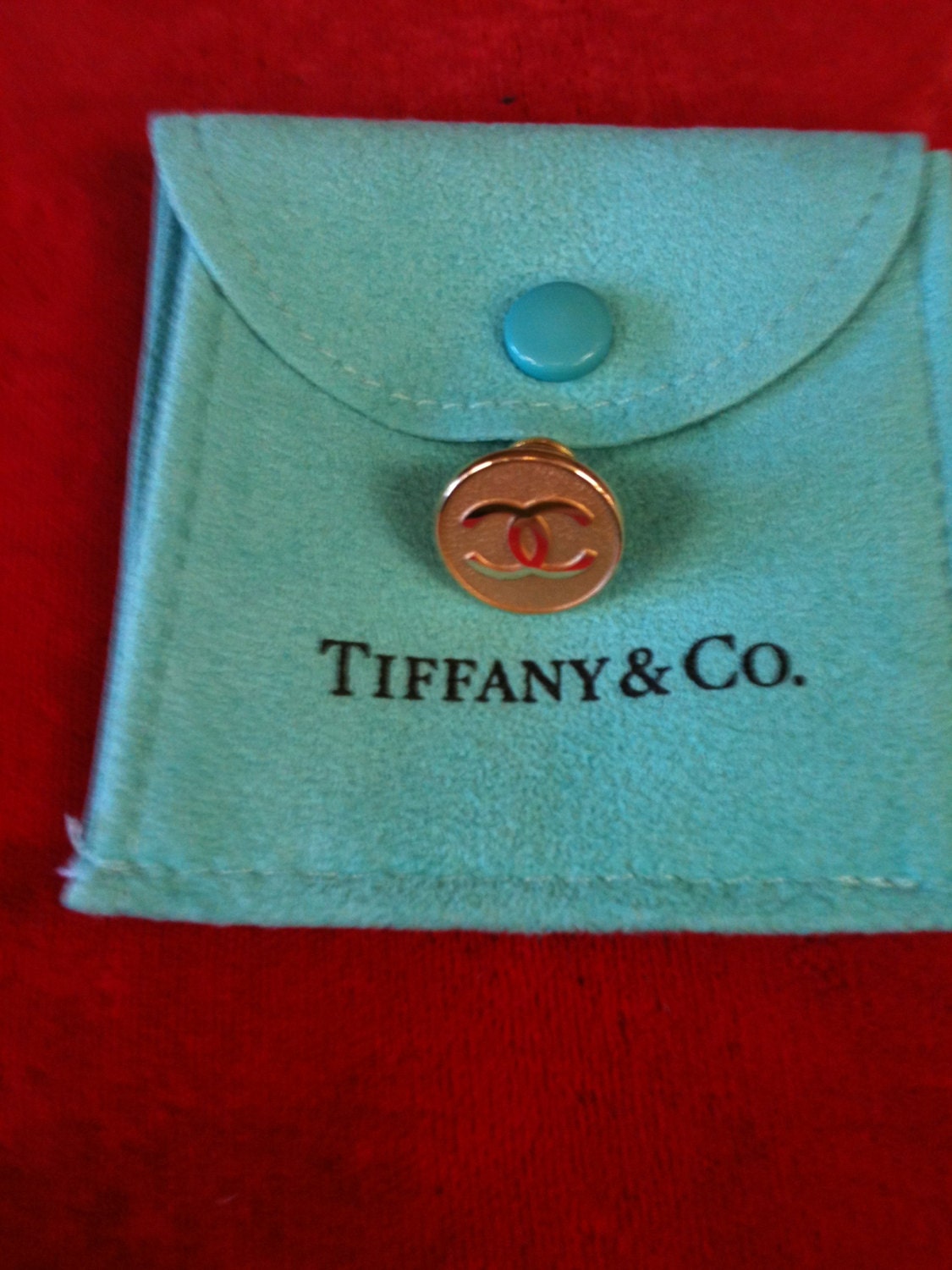 14 k .585 Yellow Gold Tiffany & Co Tie Tack /Lapel Pin 2.3