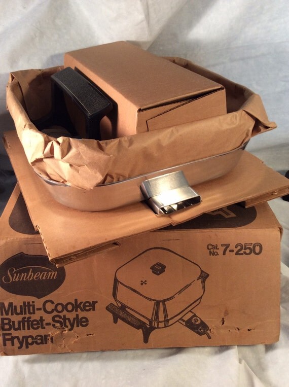Sunbeam 7250 Electric Skillet NOS 1979 MultiCooker