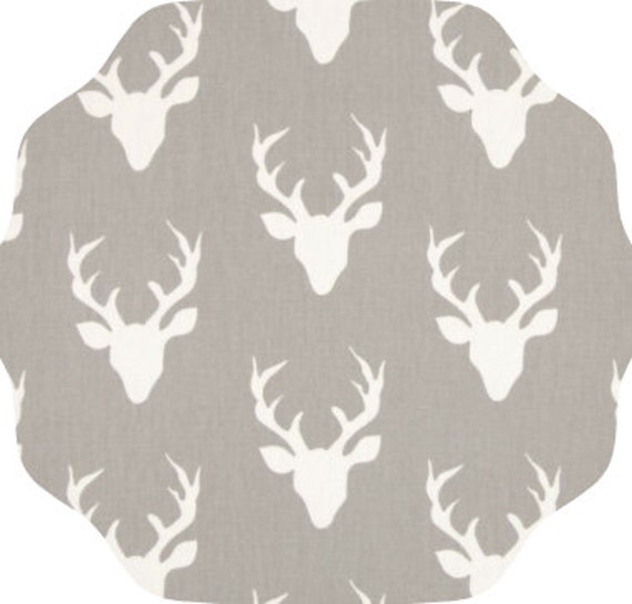 Changing Pad Cover neutral gray buck by lilbowsandarrows on Etsy