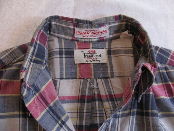 bleeding madras shirts 1960's