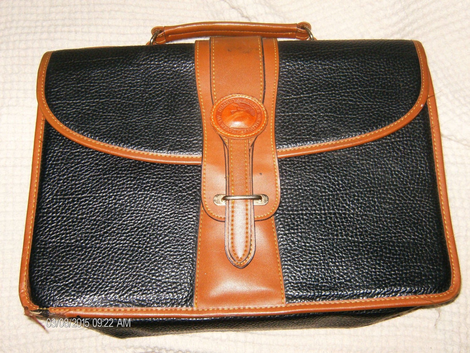 Vintage Dooney and Bourke Briefcase Leather by ProVintageGear