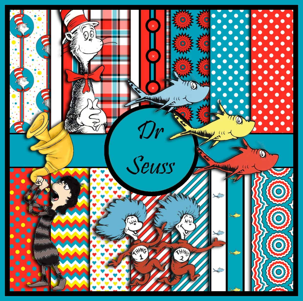 Dr seuss scrapbook picture