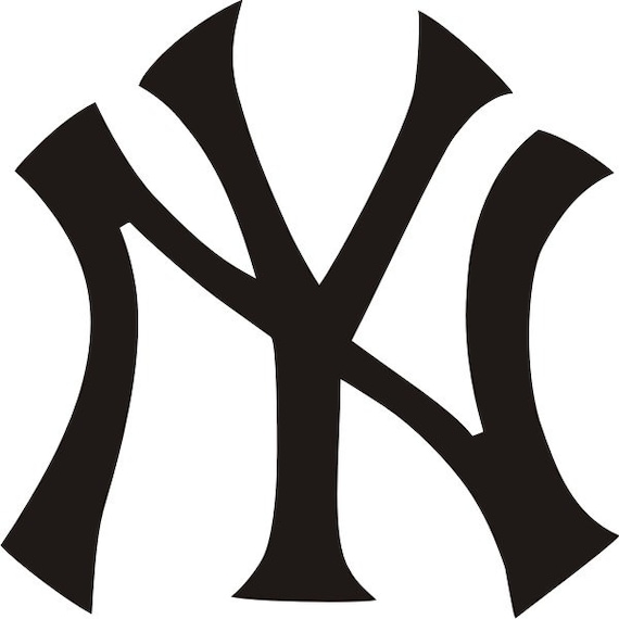 New York Yankees LOGO Vinyl Decal Sticker Mac by SlavGraphics