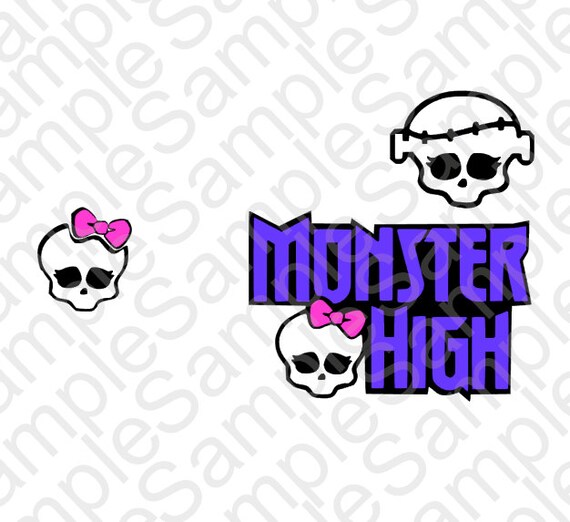 Download Monster High Inspired SVG and DXF Cut Files by BrocksPlayhouse