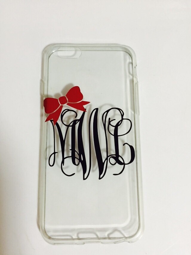 Monogrammed phone case iphone 4 4s 5 5s 6