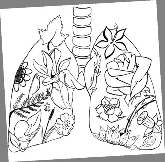 you made flowers grow in my lungs by LaVieEnPeinture on Etsy