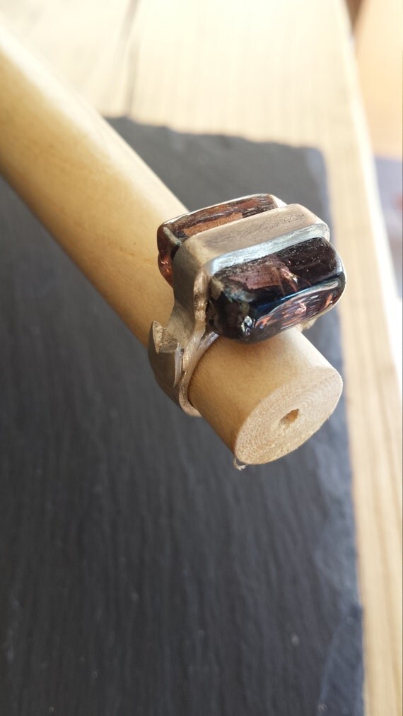 A Fine Silver Pinky finger Ring for ladies with by GunPowderSilver