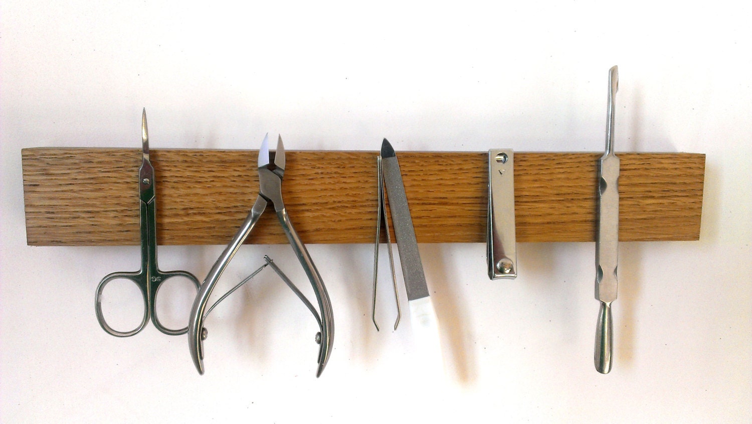 12 Magnetic Knife Rack Wooden Wall Knife Organizer Oak