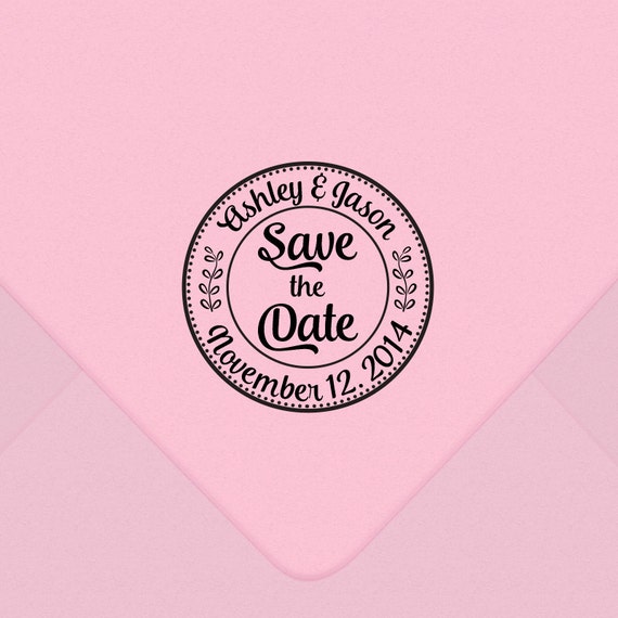 Personalized Save the Date Emblem