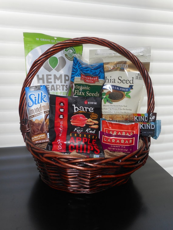 Vegan Gift Basket by Nutribasket on Etsy