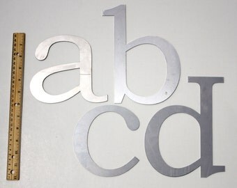 Classic 8" Lowercase | Laser Cut Metal Letters