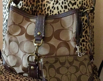 coach wristlets etsy