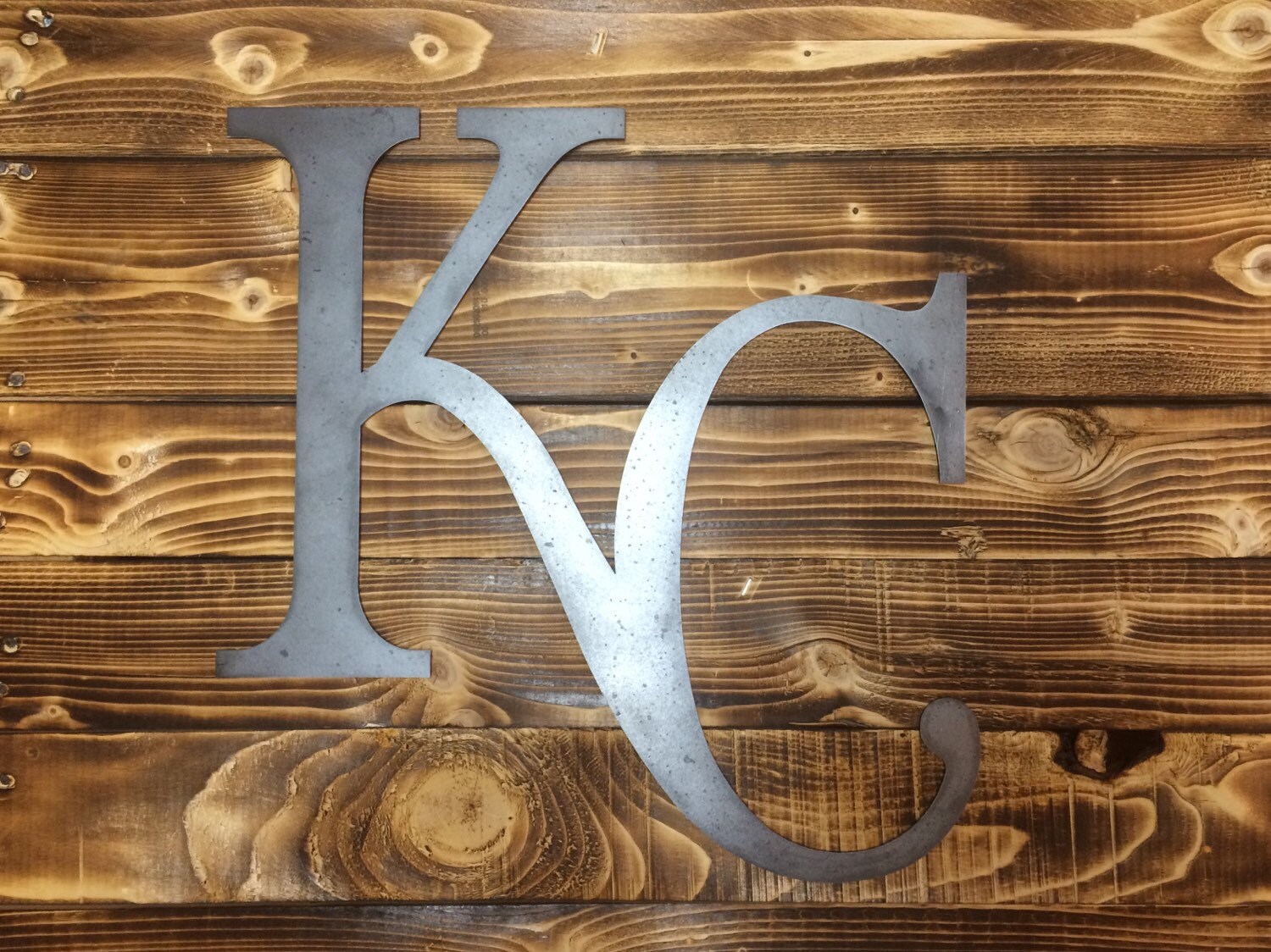 Kansas City Royals Metal Wall Art by UpstateMetalDesigns on Etsy