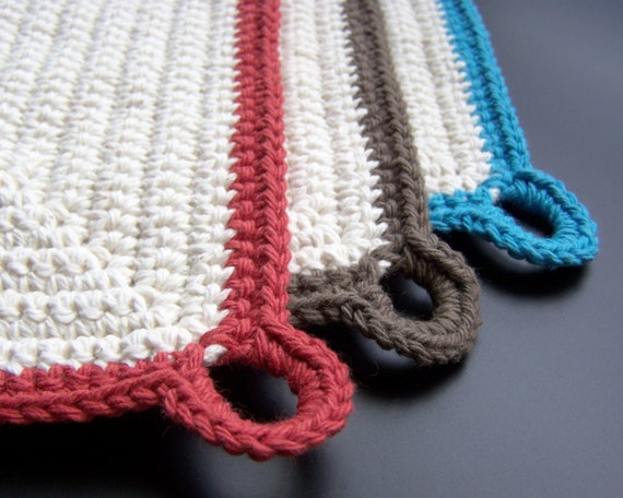 Download Crochet Pattern Modern Cotton Dishcloths PDF INSTANT