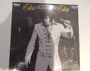 Elvis Presley Record 'That's The way it is'