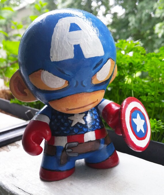 Hand Painted Vinyl Figure by StudioOrange2015 on Etsy