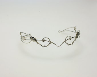 Ladies Elven Leaf Circlet Tiara Wedding Renaissance Medieval Roleplay - Style 4290RM