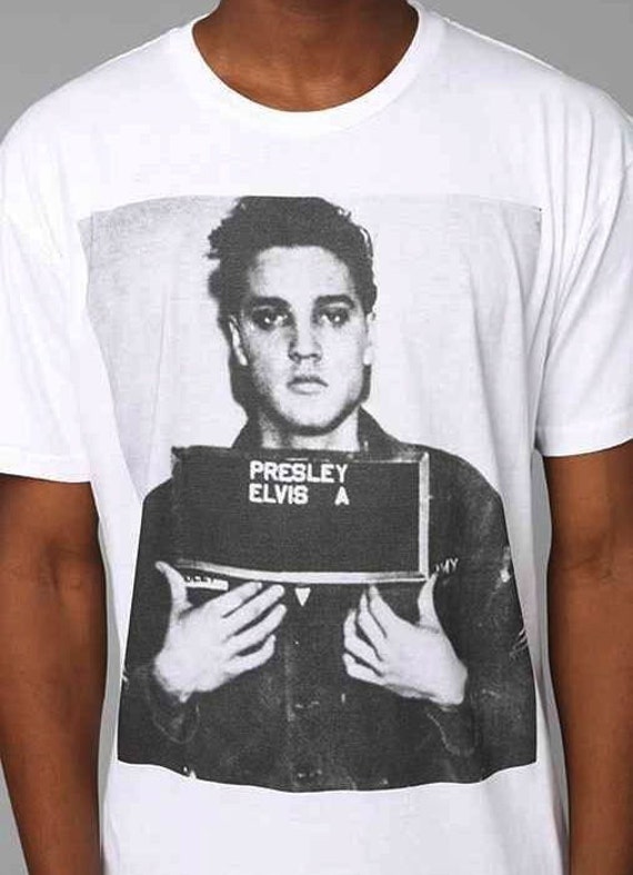 elvis mugshot t shirt