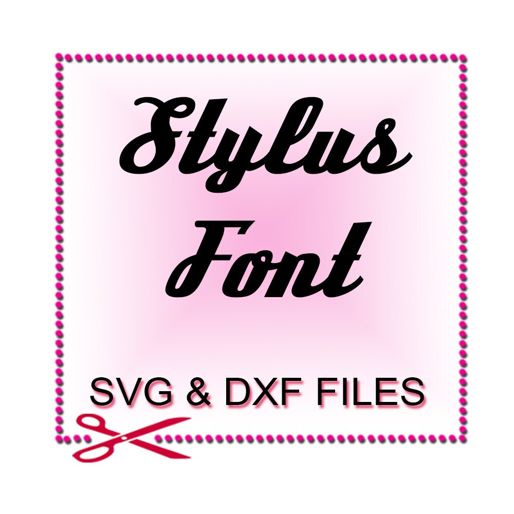 Download Script Font SVG Font Design Files For Use With Your