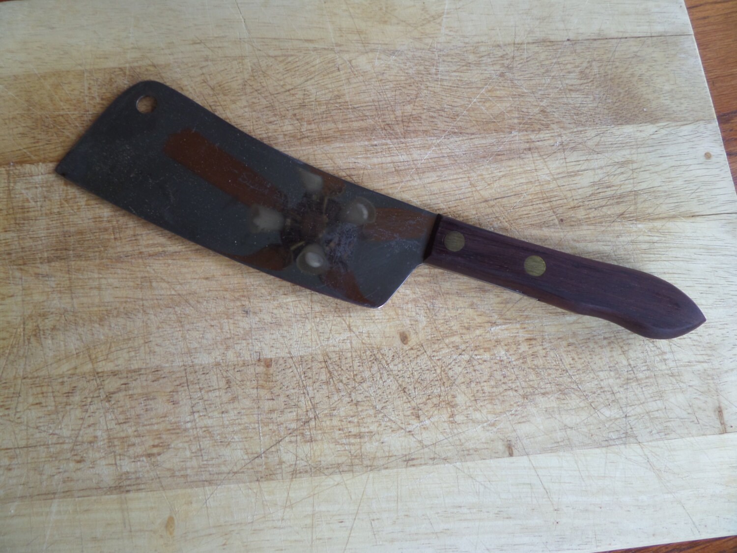 Utica Super Edge Meat Cleaver Vintage Meat Cleaver Vintage